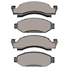 1551-0375-00 5000 Advanced Semi-Metallic Brake Pads, 1986-1993 Ford/Lincoln/Mercury/Mazda, Position: Front - image 1