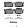 1551-0378-02 5000 Advanced Semi-Metallic Brake Pads & Hardware Kit, 1988-1989 GM, Position: Front - image 1