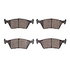 1551-0381-00 5000 Advanced Semi-Metallic Brake Pads, 1985-1991 Mopar, Position: Rear - image 1