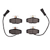 1551-0382-00 5000 Advanced Semi-Metallic Brake Pads, 1988-1989 Ford/Lincoln/Mercury/Mazda, Position: Rear - image 1