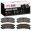 1551-0383-00 5000 Advanced Ceramic Brake Pads, 1988-2012 Multiple Makes/Models, Position: Rear - image 1