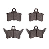 1551-0386-00 5000 Advanced Semi-Metallic Brake Pads, 1988-1990 Mopar, Position: Rear - image 1
