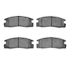 1551-0398-00 5000 Advanced Ceramic Brake Pads, 1988-1995 GM, Position: Rear - image 1