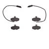 1551-0408-10 5000 Advanced Semi-Metallic Brake Pads, 1987-1989 Jaguar, Position: Rear - image 2