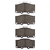 1551-0410-00 5000 Advanced Ceramic Brake Pads, 1988-1995 Lexus/Toyota/Scion, Position: Front - image 1