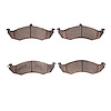 1551-0417-00 5000 Advanced Semi-Metallic Brake Pads, 1989-1992 Ford/Lincoln/Mercury/Mazda, Position: Front - image 1