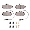 1551-0419-02 5000 Advanced Semi-Metallic Brake Pads & Hardware Kit, 1990-1998 Audi/Volkswagen, Position: Front - image 1