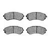 1551-0422-00 5000 Advanced Semi-Metallic Brake Pads, 1989-1996 Infiniti/Nissan, Position: Front - image 1