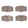 1551-0425-00 5000 Advanced Semi-Metallic Brake Pads, 1982-1985 Mercedes-Benz, Position: Front - image 1