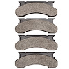 1551-0450-00 5000 Advanced Semi-Metallic Brake Pads, 1975-1994 Ford/Lincoln/Mercury/Mazda, Position: Front - image 1