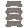 1551-0450-00 5000 Advanced Semi-Metallic Brake Pads, 1975-1994 Ford/Lincoln/Mercury/Mazda, Position: Front - image 2