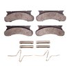 1551-0450-01 5000 Advanced Semi-Metallic Brake Pads & Hardware Kit, 1986-1994 Ford/Lincoln/Mercury/Mazda, Position: Front - image 2