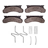 1551-0450-02 5000 Advanced Semi-Metallic Brake Pads & Hardware Kit, 1975-1994 Ford/Lincoln/Mercury/Mazda, Position: Front - image 1