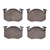 1551-0453-00 5000 Advanced Semi-Metallic Brake Pads, 1977-1989 Peugeot, Position: Front - image 1