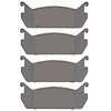 1551-0458-00 5000 Advanced Ceramic Brake Pads, 1990-1996 Ford/Lincoln/Mercury/Mazda, Position: Rear - image 2
