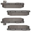 1551-0461-00 5000 Advanced Semi-Metallic Brake Pads, 1989-1996 Infiniti/Nissan, Position: Rear - image 3