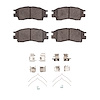 1551-0476-01 5000 Advanced Ceramic Brake Pads & Hardware Kit, 1995-2003 Lexus/Toyota/Scion, Position: Front - image 1