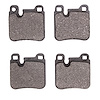 1551-0483-00 5000 Advanced Semi-Metallic Brake Pads, 1990-1991 Porsche, Position: Rear - image 1