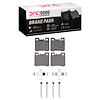 1551-0495-02 5000 Advanced Low-Metallic Brake Pads & Hardware Kit, 1987-2000 Mercedes-Benz, Position: Rear - image 1
