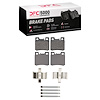1551-0495-03 5000 Advanced Low-Metallic Brake Pads & Hardware Kit, 1992-1995 Mercedes-Benz, Position: Rear - image 1