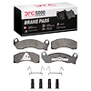 1551-0499-02 5000 Advanced Semi-Metallic Brake Pads & Hardware Kit, 1979-1991 Ford/Lincoln/Mercury/Mazda, Position: Front - image 1