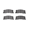 1551-0501-00 5000 Advanced Ceramic Brake Pads, 1991-1997 Lexus/Toyota/Scion, Position: Rear - image 1