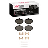 1551-0518-11 5000 Advanced Low-Metallic Brake Pads & Hardware Kit, 1974-2016 Land Rover, Position: Rear
