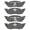 1551-0529-00 5000 Advanced Semi-Metallic Brake Pads, 1991-1998 Mopar, Position: Front - image 2