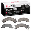 1551-0546-00 5000 Advanced Semi-Metallic Brake Pads, 1988-1997 GM, Position: Fr