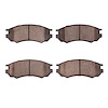 1551-0549-00 5000 Advanced Ceramic Brake Pads, 1991-2000 Infiniti/Nissan, Position: Front - image 1