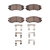 1551-0549-01 5000 Advanced Ceramic Brake Pads & Hardware Kit, 1991-2000 Infiniti/Nissan, Position: Front - image 1