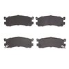 1551-0553-00 5000 Advanced Ceramic Brake Pads, 1992-2002 Ford/Lincoln/Mercury/Mazda, Position: Rear - image 2