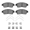 1551-0562-01 5000 Advanced Ceramic Brake Pads & Hardware Kit, 1997-2001 Lexus/Toyota/Scion, Position: Front - image 1