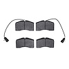 1551-0594-10 5000 Advanced Low-Metallic Brake Pads, 2001-2003 Audi/Volkswagen, Position: Front - image 1