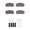 1551-0602-02 5000 Advanced Ceramic Brake Pads & Hardware Kit, 1991-2000 Multiple Makes/Models, Position: Front - image 1