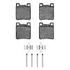 1551-0603-01 5000 Advanced Low-Metallic Brake Pads & Hardware Kit, 1992-2009 Multiple Makes/Models, Position: Rear - image 1