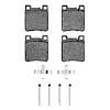 1551-0603-03 5000 Advanced Low-Metallic Brake Pads & Hardware Kit, 1994-2000 Mercedes-Benz, Position: Rear - image 1
