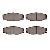1551-0604-00 5000 Advanced Ceramic Brake Pads, 1993-1998 Lexus/Toyota/Scion, Position: Front - image 1