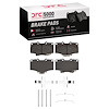 1551-0611-01 5000 Advanced Ceramic Brake Pads & Hardware Kit, 1991-1998 Lexus/Toyota/Scion, Position: Front - image 1