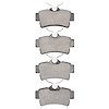 1551-0627-00 5000 Advanced Ceramic Brake Pads, 1994-2004 Ford/Lincoln/Mercury/Mazda, Position: Rear - image 1