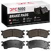1551-0637-00 5000 Advanced Ceramic Brake Pads, 1998-2003 Ford/Lincoln/Mercury/Mazda, Position: Front - image 1