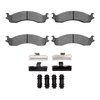 1551-0655-01 5000 Advanced Semi-Metallic Brake Pads & Hardware Kit, 1995-2007 Ford/Lincoln/Mercury/Mazda, Position: Fr,Front - image 2