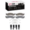 1551-0655-02 5000 Advanced Semi-Metallic Brake Pads & Hardware Kit, 1996-2007 Ford/Lincoln/Mercury/Mazda, Position: Fr, Front - image 1