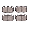 1551-0671-00 5000 Advanced Low-Metallic Brake Pads, 1993-2016 Land Rover, Position: Front