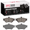 1551-0678-00 5000 Advanced Semi-Metallic Brake Pads, 1995-1997 Ford/Lincoln/Mercury/Mazda, Position: Front - image 1