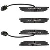 1551-0684-00 5000 Advanced Semi-Metallic Brake Pads, 1994-1995 Audi/Volkswagen, Position: Front - image 3