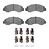 1551-0701-01 5000 Advanced Semi-Metallic Brake Pads & Hardware Kit, 1994-2010 UD, Position: Fr