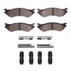1551-0702-01 5000 Advanced Semi-Metallic Brake Pads & Hardware Kit, 1997-2004 Multiple Makes/Models, Position: Front - image 2
