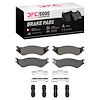 1551-0702-02 5000 Advanced Low-Metallic Brake Pads & Hardware Kit, 1997-2004 Multiple Makes/Models, Position: Front - image 1