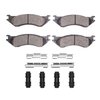 1551-0702-12 5000 Advanced Semi-Metallic Brake Pads & Hardware Kit, 2000-2008 Mopar, Position: Rear - image 2